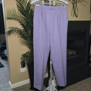 NWT Career Essentials sz 14 high waist wool lavender pants